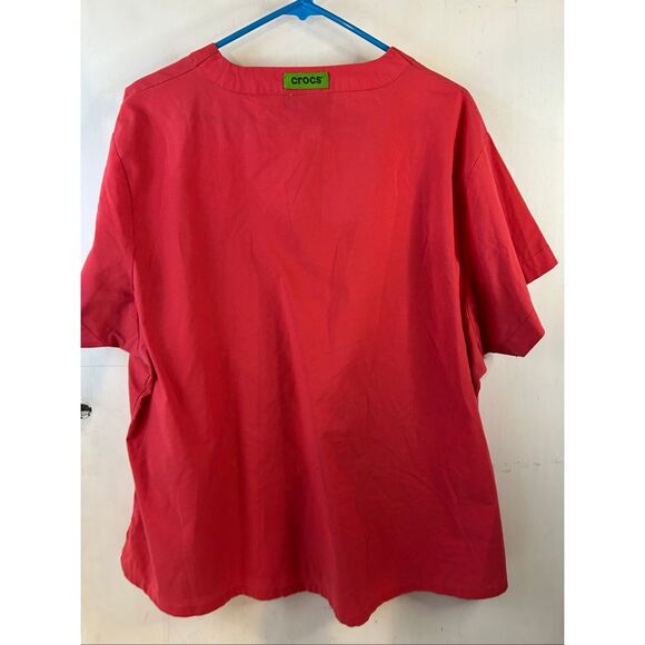 Crocs scrub top pink 2x xxl shirt - Picture 4 of 6